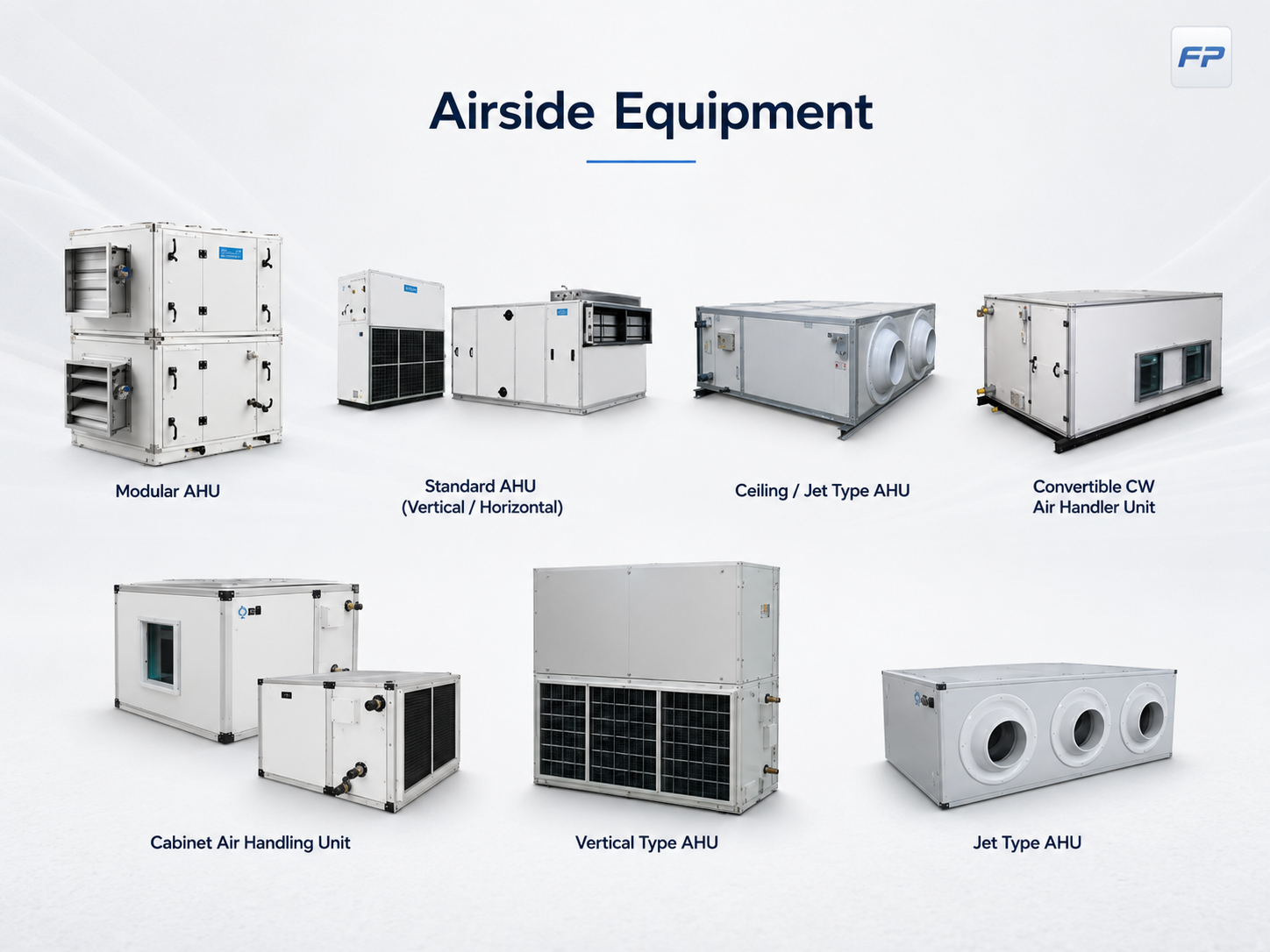 FrostPulse air handlers and terminal equipment
