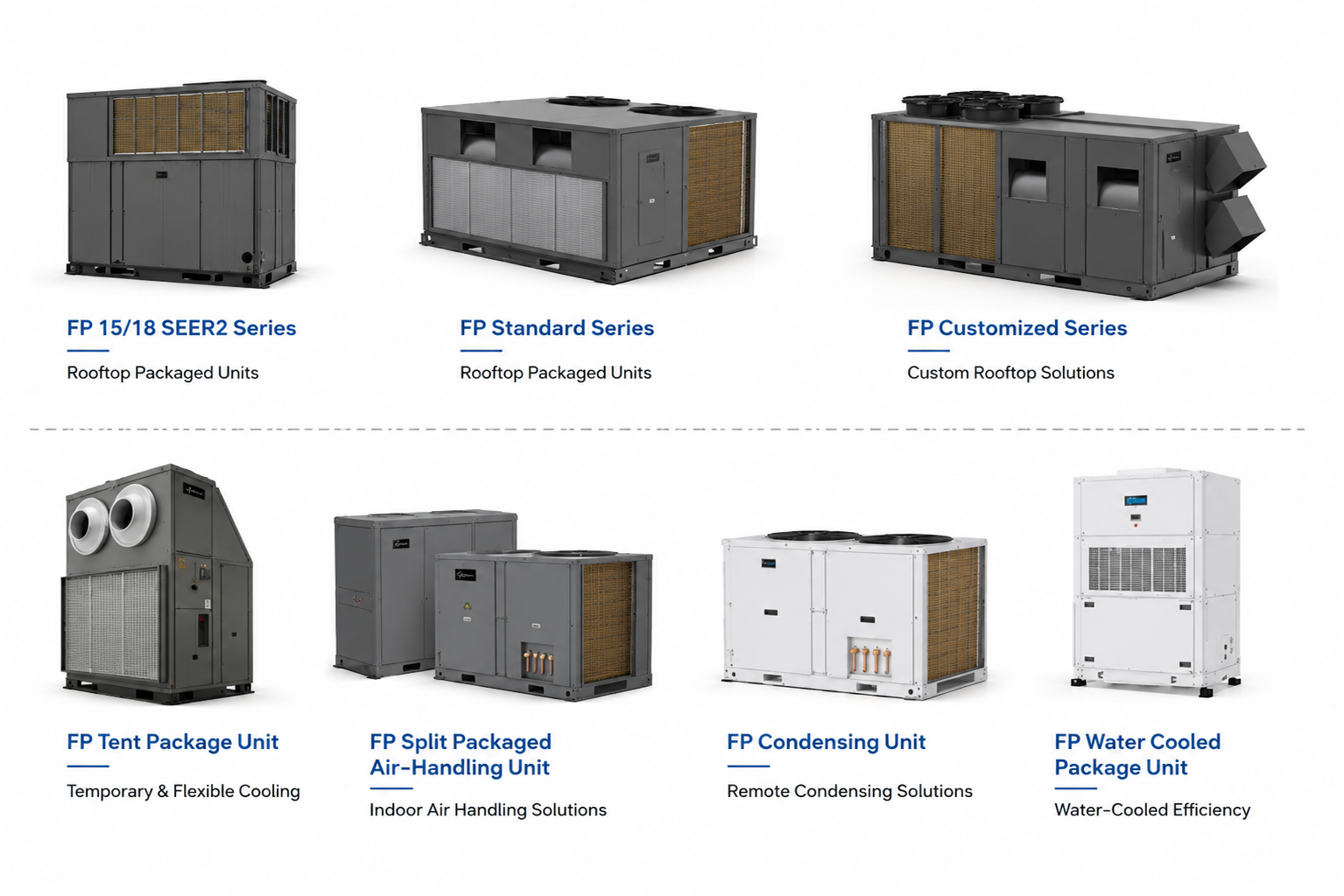 FrostPulse rooftop and packaged cooling systems