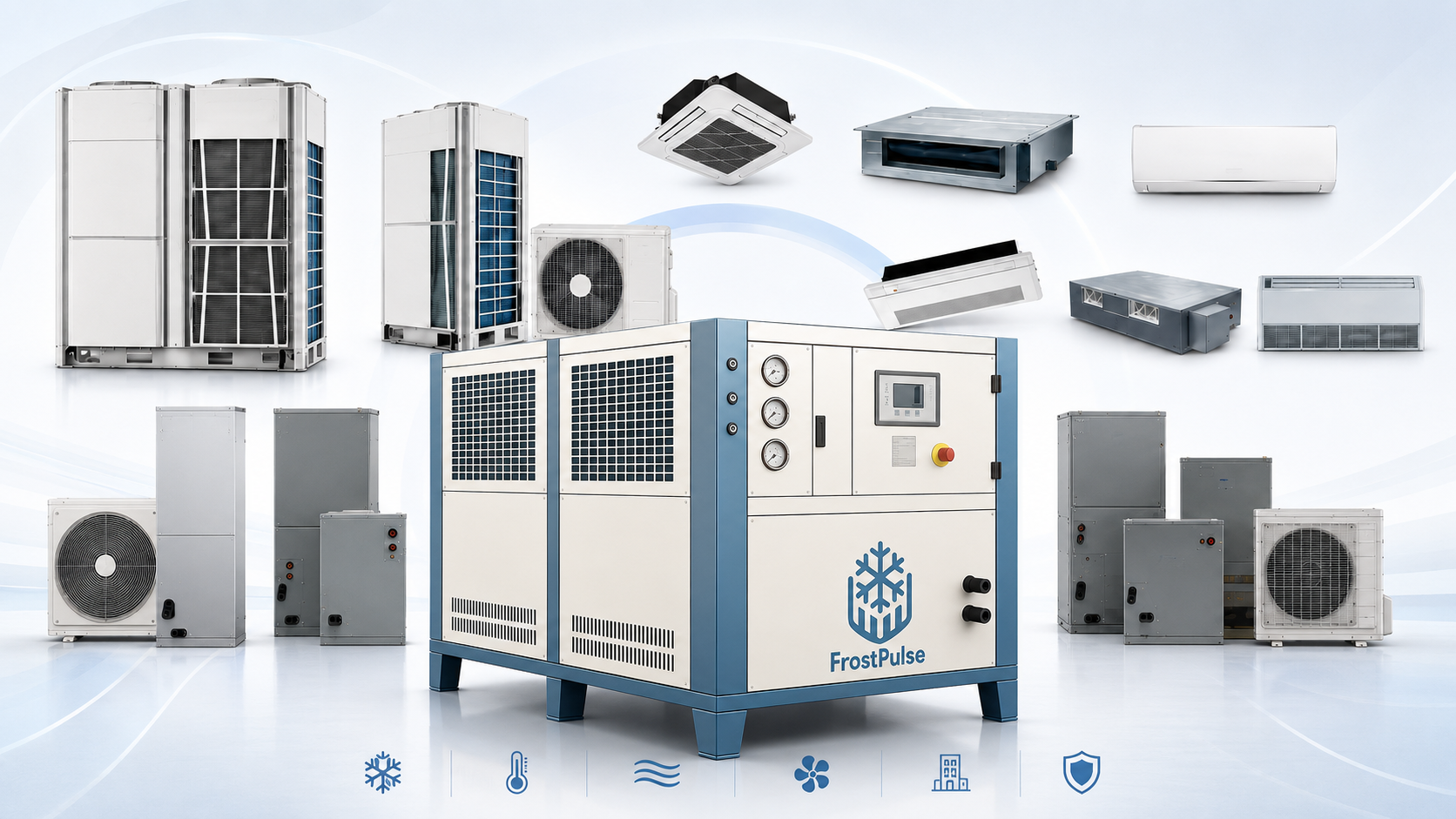 FrostPulse featured with traditional cooling technologies